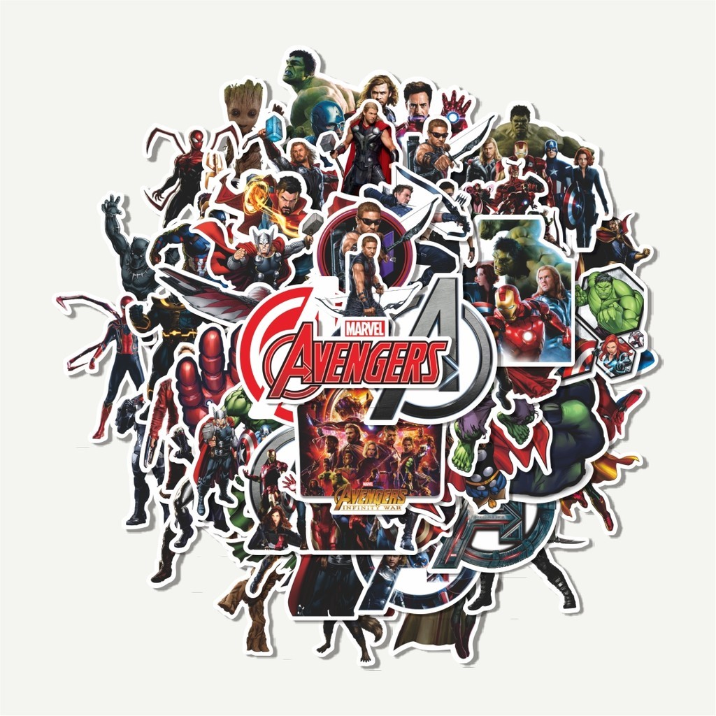 

Sticker Pack Stiker Kartun Avengers Assemble | Sticker TUMBLR | Stiker LAPTOP KOPER HELM