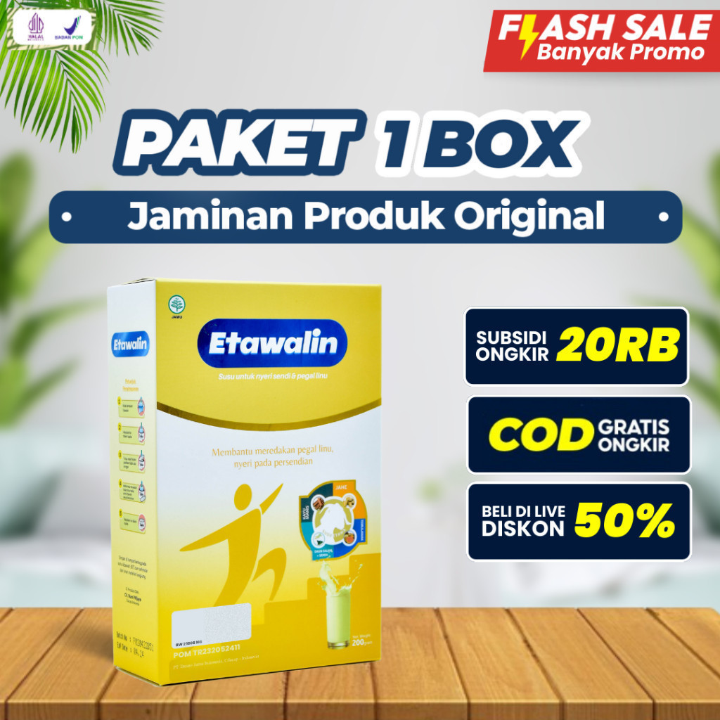 

Etawalin Susu Herbal Kambing Etawa Atasi Nyeri Sendi Otot Asam Urat Tingkatkan Kepadatan Tulang