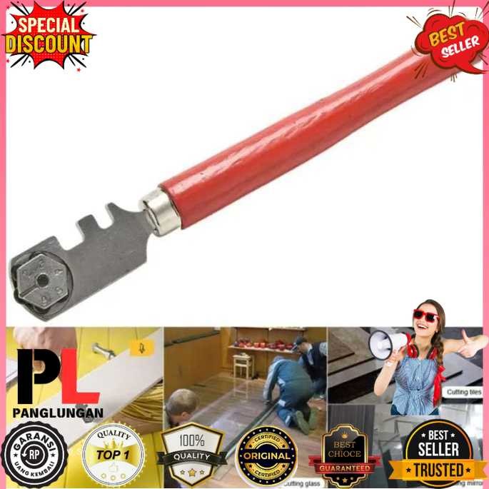 

JOBO Pisau Pemotong Kaca Glass Cutter Diamond Cutting Tool - JB100