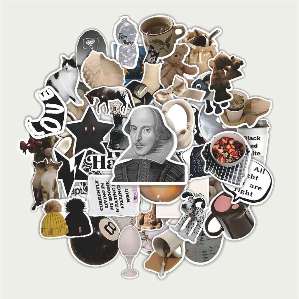 

Sticker Pack Stiker Modern Fashion Classic Vintage | Sticker TUMBLR | Stiker LAPTOP KOPER HELM