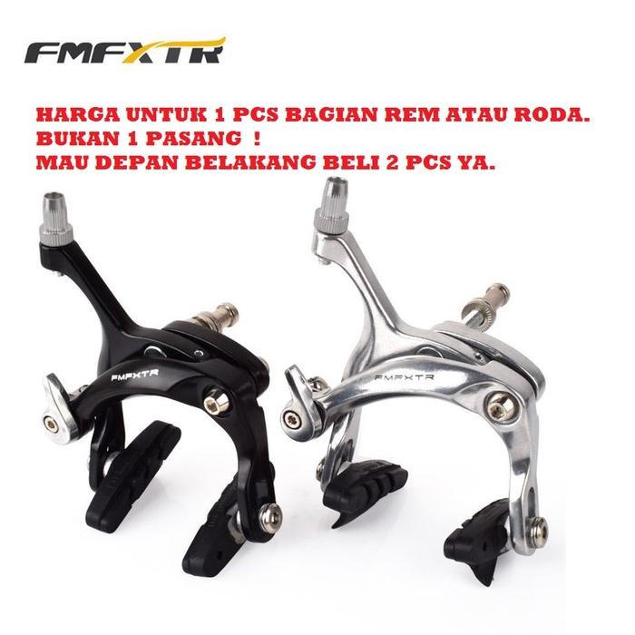 Rem U Brake FMF double pivot dual ubrake sepeda roadbike balap c Sepeda rb no tektro Claris Sora - H