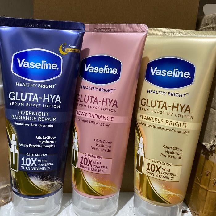 (Ready)Satuan PerPcs Vaseline Gluta-Hya Serum Burst Lotion - Vaseline Gluta Hya, Pink