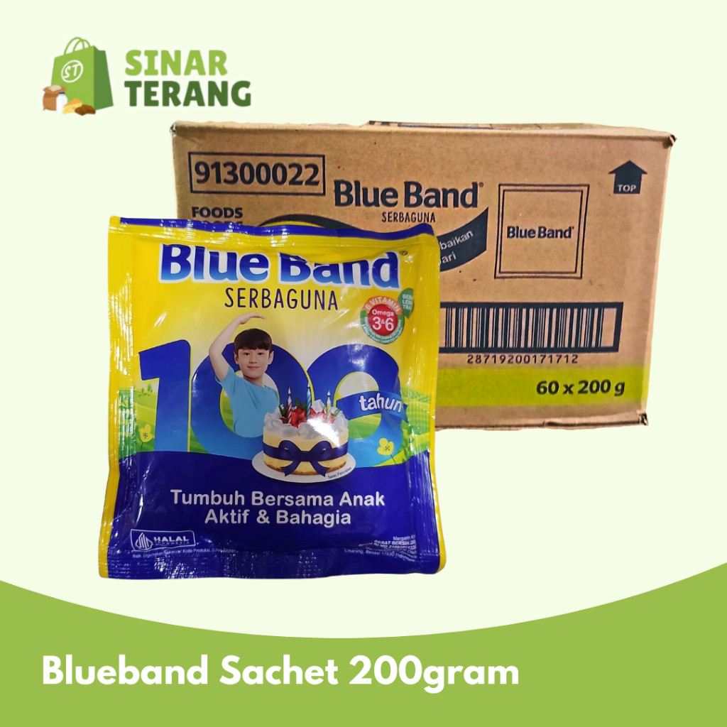 

New 1 DUS Blueband Sachet 200gr Serbaguna orignal isi 60 sasetPremium