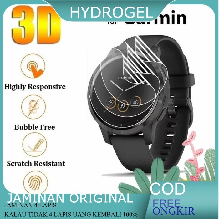 Garmin Lily Hydrogel Smartwatch Anti Gores Screen Protector Clear