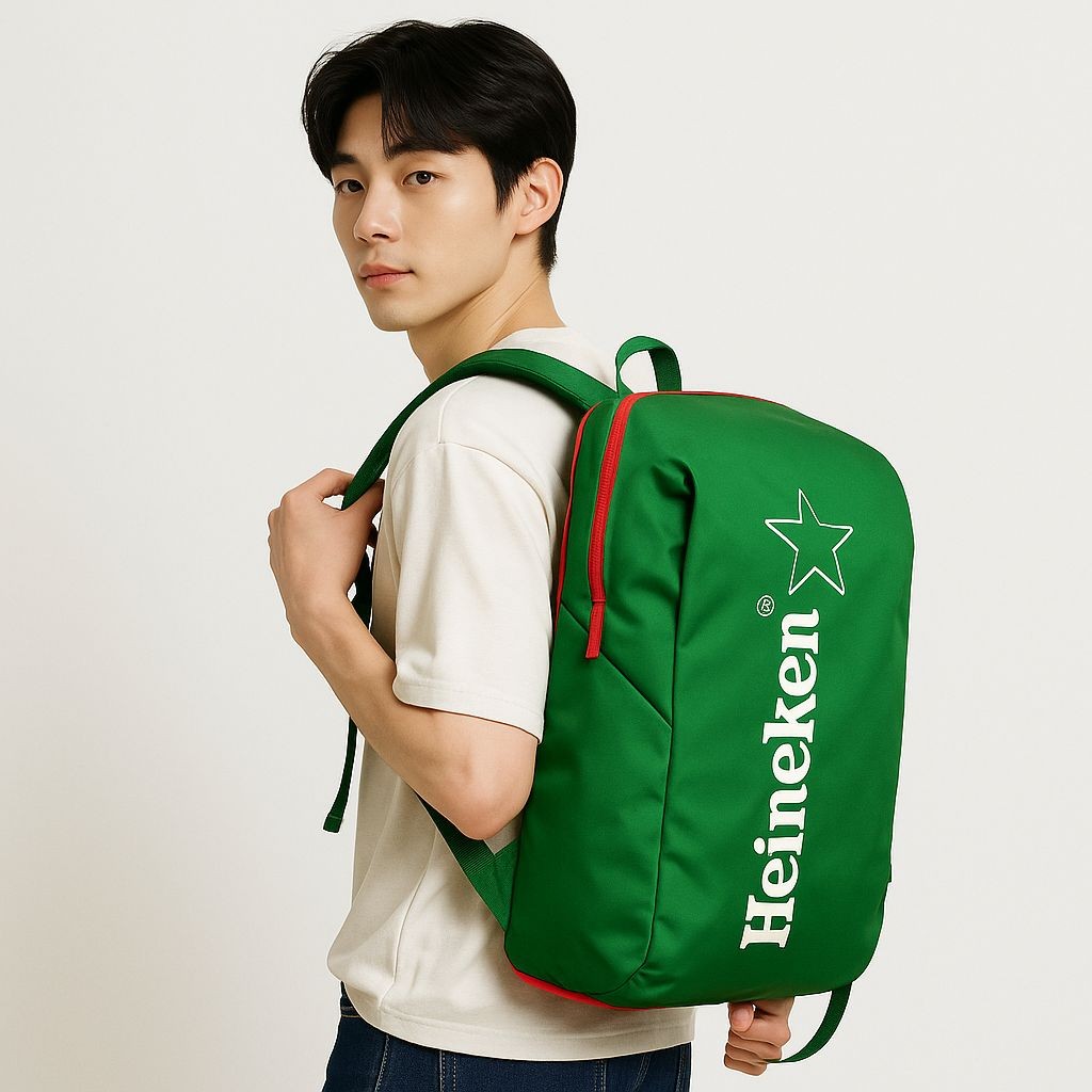 BACKPACK TAS GENDONG TAS PUNGGUNG HEINEKEN ORI