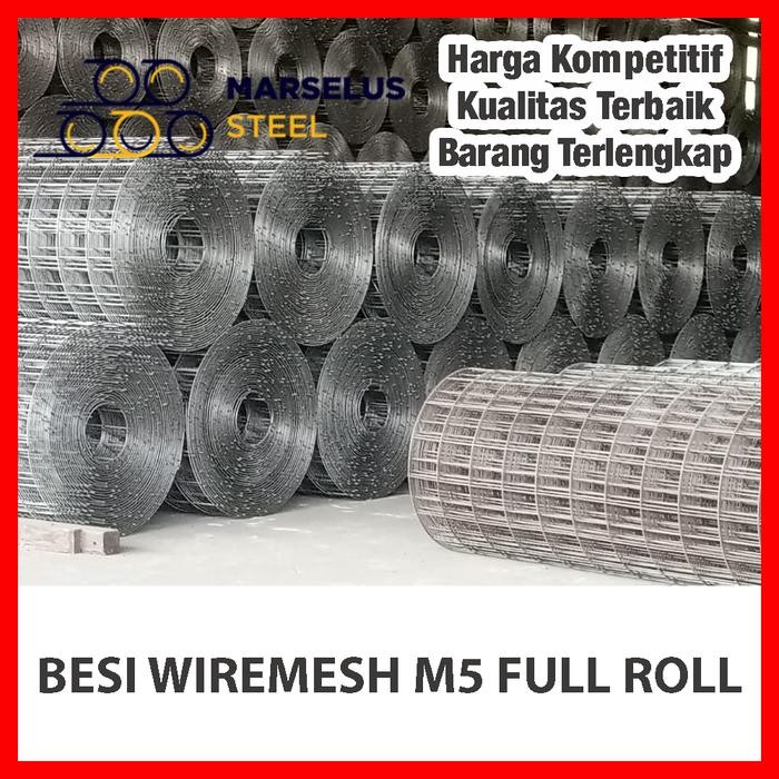 BESI WIREMESH M5 FULL SNI ROLL 2,1 x 54 MTR ULIR BERKUALITAS