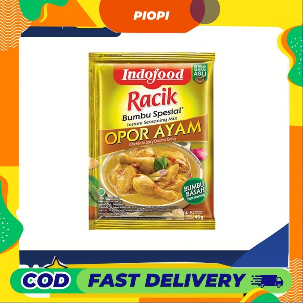 

PIOPI Racik Bumbu Opor Ayam Indofood 45g Praktis Lezat