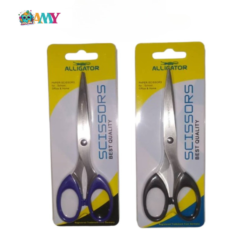 

ALLIGATOR GUNTING BIG SCISSORS BLUE GR AMY STASIONARY