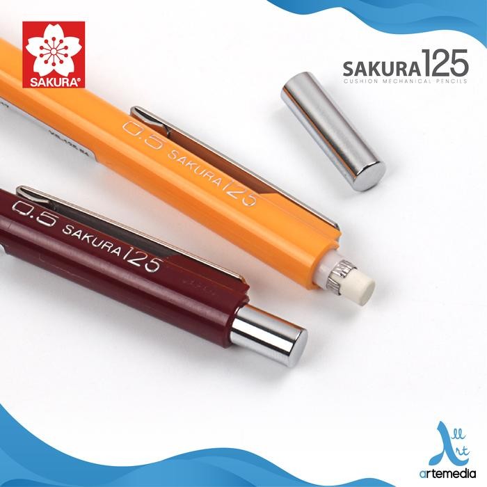 

Pensil Mekanik Sakura Cushion Mechanism Mechanical Pencil - RED