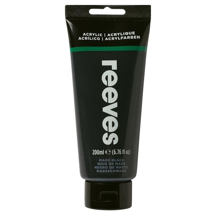 

Cat Akrilik Reeves Artists 200ml Acrylic Color Paint - MARS BLACK