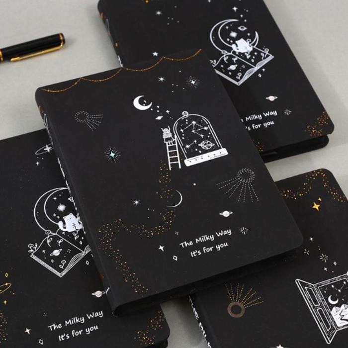 

Notebook Black Paper / Buku Catatan Warna Hitam - NEW