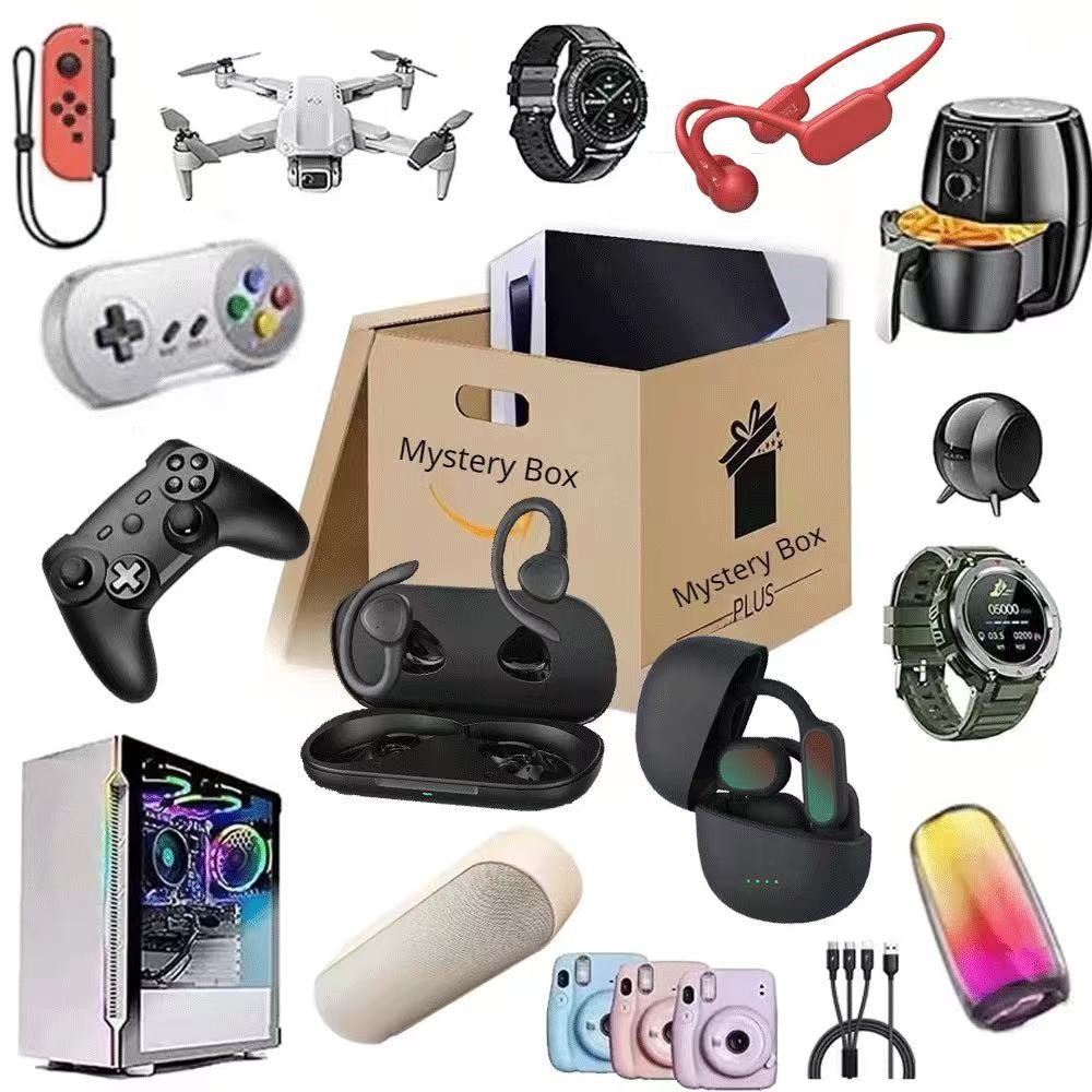 

New Real Random Misterty Box E Products Luck Bag caixa Birthday Party Box cajas sorpresas de tecnología Boxes caja