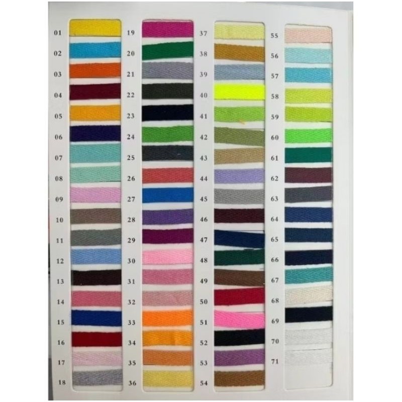 

1 YARD - 1.5 cm | Twill Cotton Tape | Pita Katun | Tali Sarung Guling