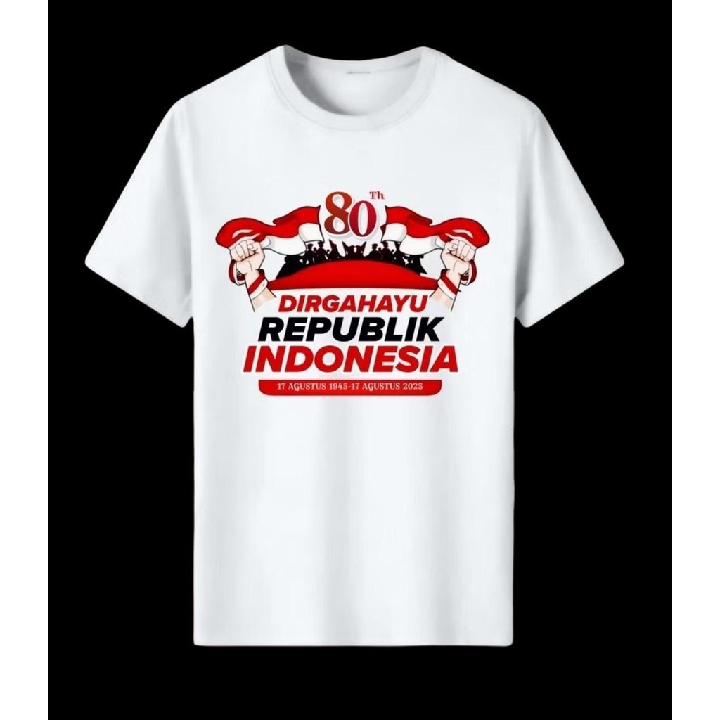 TSHIRT KAOS 17 AGUSTUS 2026 PRIA WANITA DEWASA / BAJU KAOS 17 AGUSTUS 2026 TERBARU / KAOS KEMERDEKAA