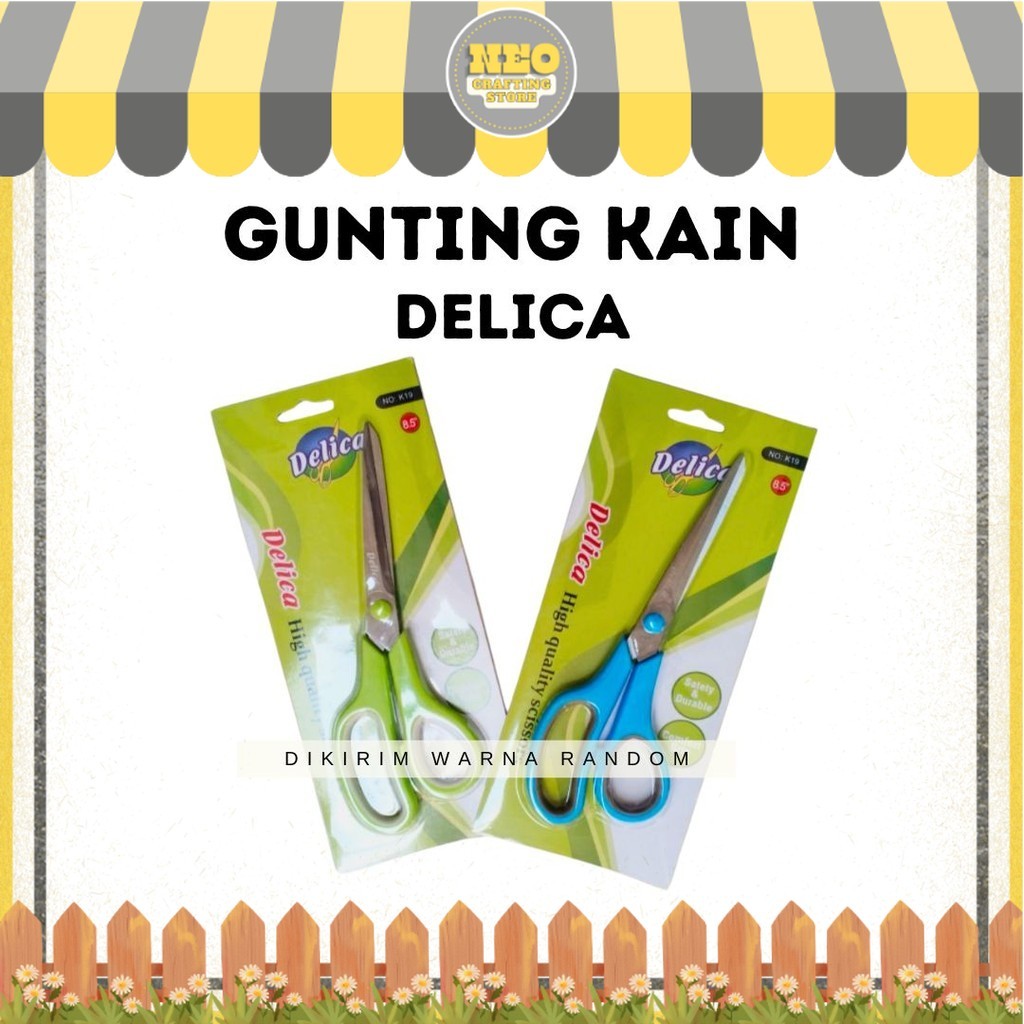

DELICA Gunting Kain 8,5 inch (21 cm) Stainless Steel