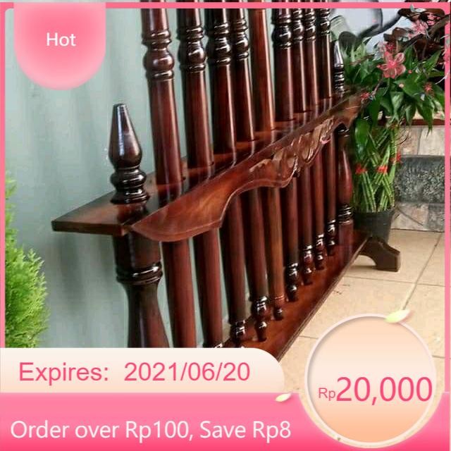 landean/lendean tombak murah,50cm ,kayu jati &mahoni, LR10