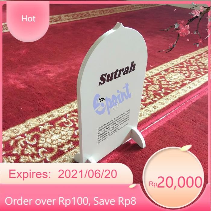 

Sutrah pembatas Sholat LR17