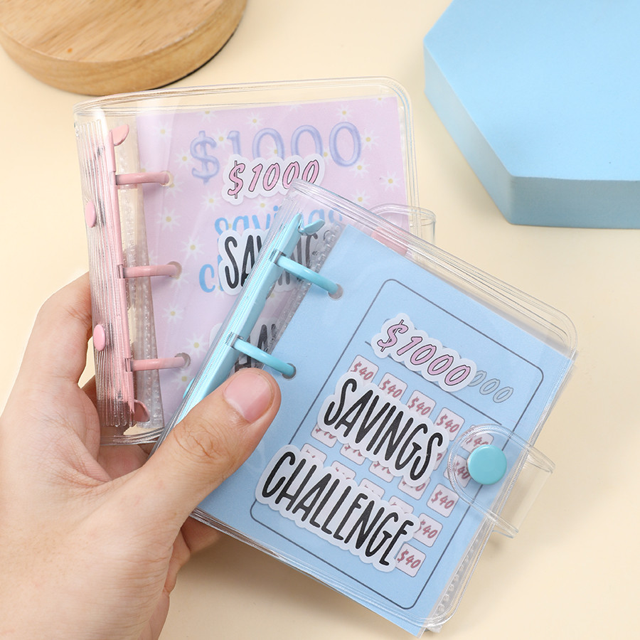 

1000 Savings Challenge Binder , Money Saving Binder, Savings Challenges Book with Envelopes, Envelope Savings Challenge, Mini Bu