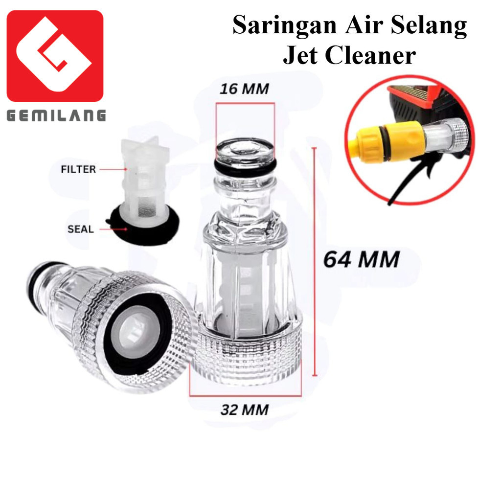 Saringan Inlet Jet Cleaner Coupler Filter Lakoni Laguna 70 dan Mesin Merk Lainnya