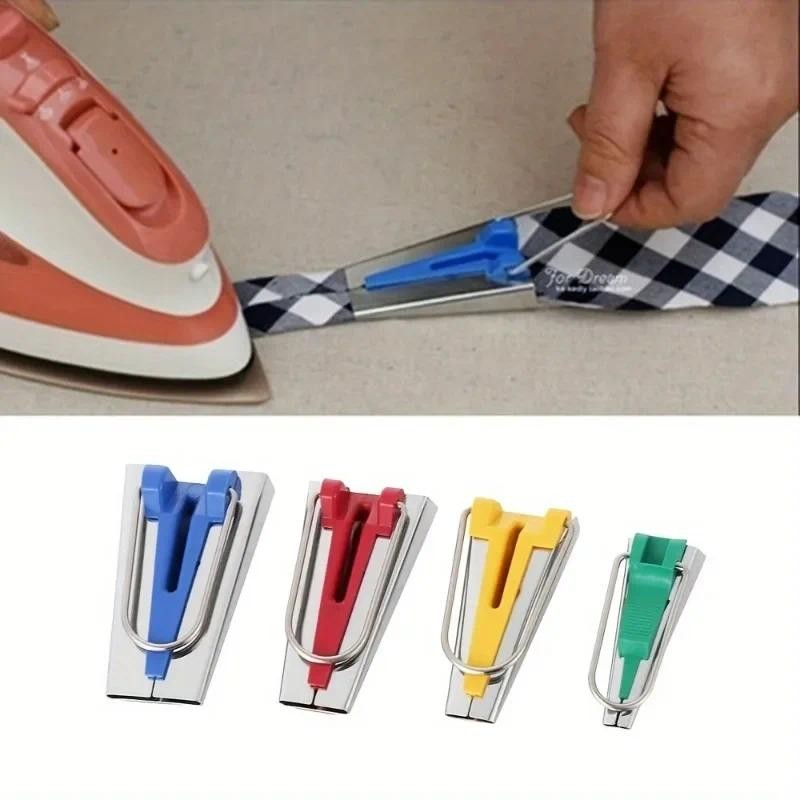 

4/5pcs Set Bias Tape Maker Splicing Cloth Maker Binding Tool Overlocking Stitch Quilting Sewing Accessories DIY Craft