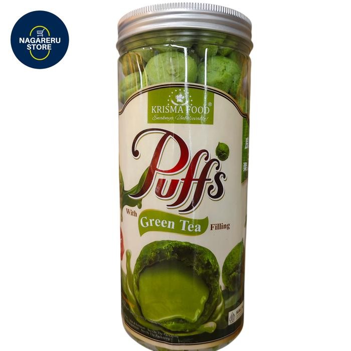 

Krisma food puffs with green tea filling 300gr