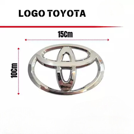 Emblem Logo Mobil Toyota Dyna Ukuran 15CM Chrome Emblem Mobil Toyota Dyna Logo Toyota