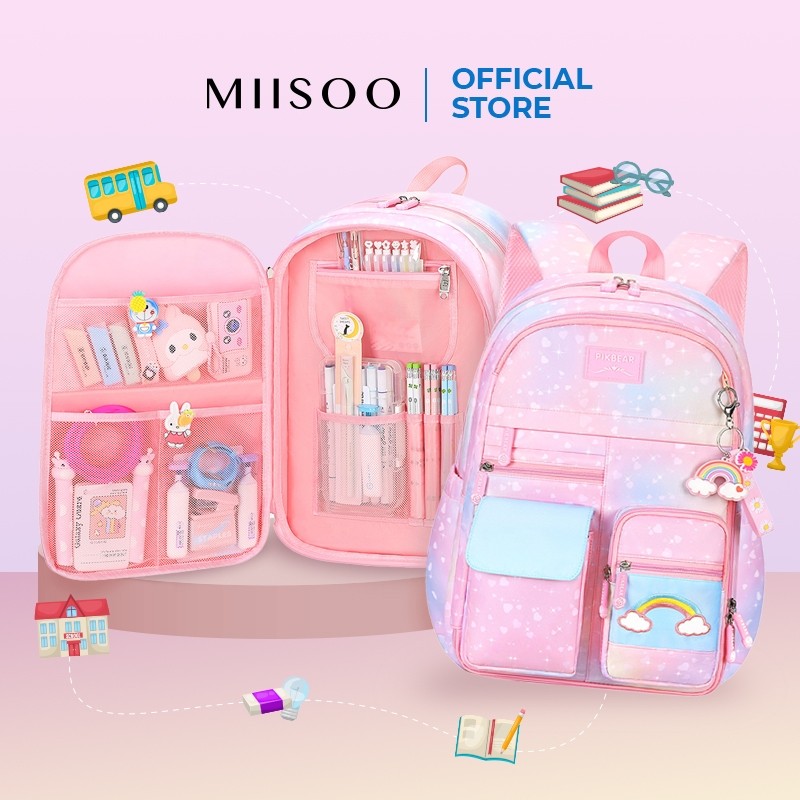 TEPAKYANG                 MIISOO REI Bag Tas Sekolah Anak/Tas Ransel Anak/Tas Sekolah Unisex Tas Sek