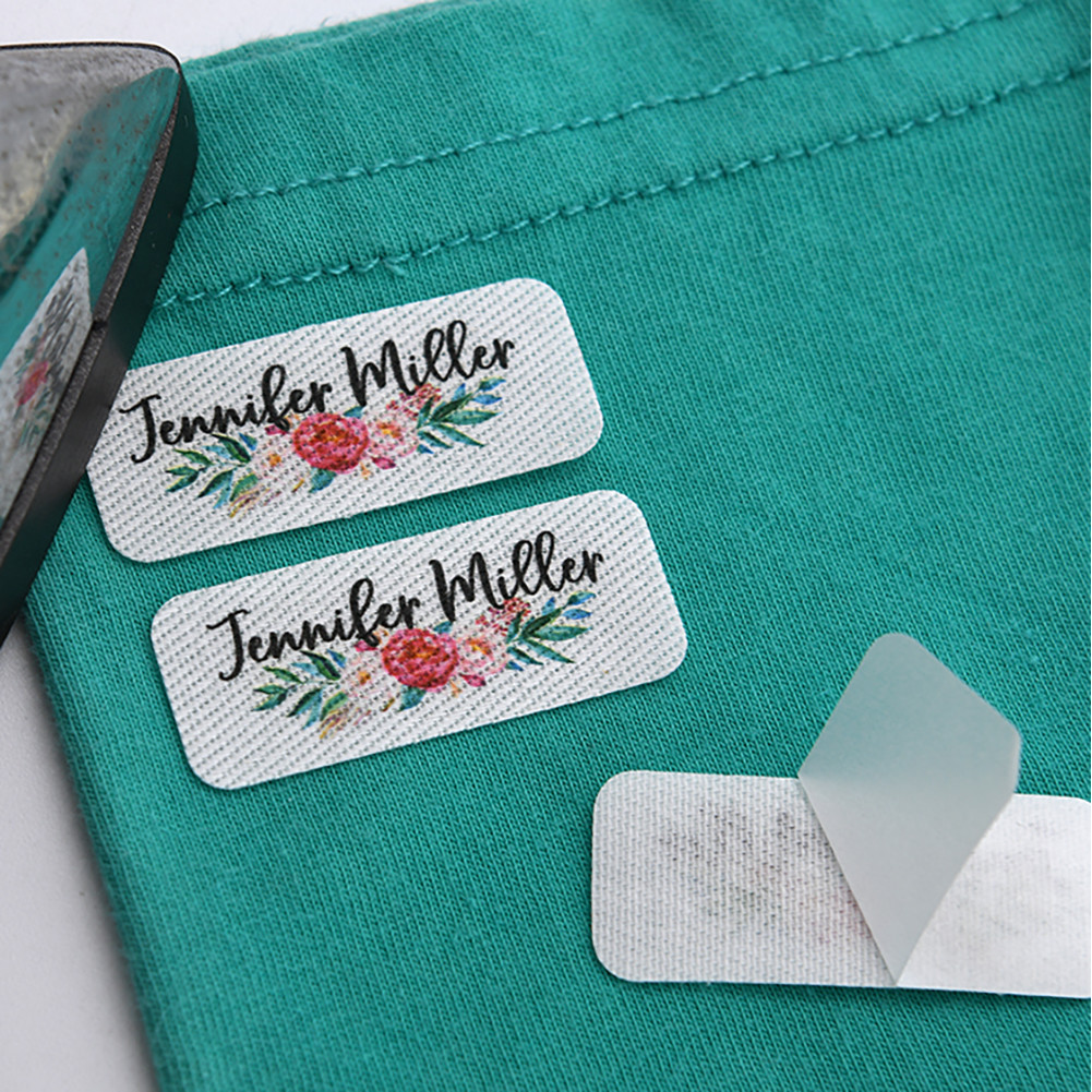 

Custom Cotton Labels - Iron On & Sew On, 38x15mm 96Pcs/Set for Apparel, Home Textiles - Personalized Unique Design for Crafters
