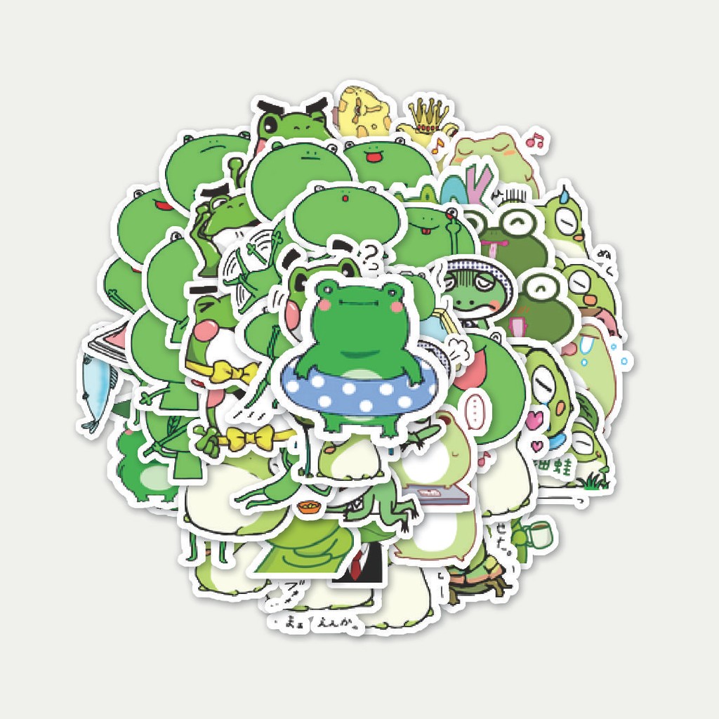 

Sticker Pack Stiker Kawaii Frog Series F [Katak] | Sticker TUMBLR | Stiker LAPTOP KOPER HELM