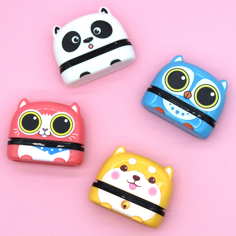 

Ensure easy and fun identification of school supplies with waterproof name stamps; personalized for clothes, shoes, bags