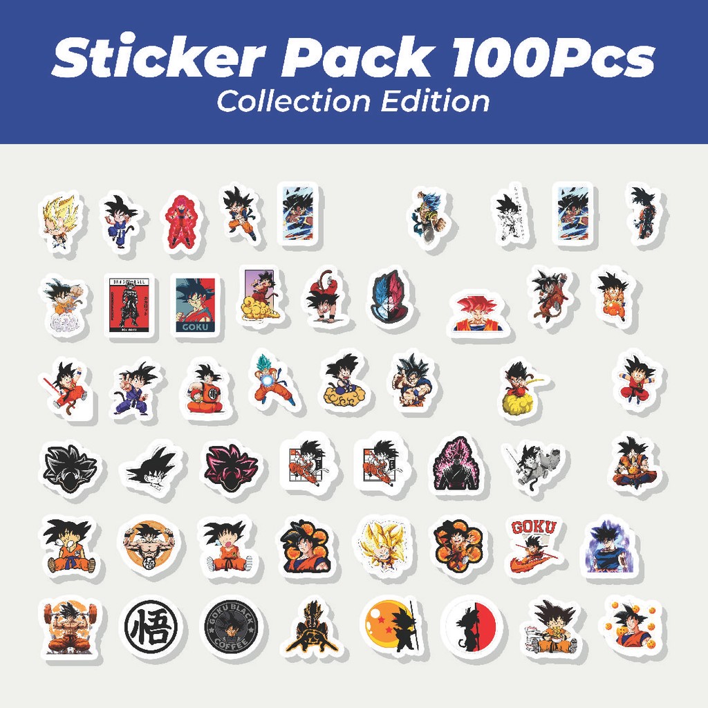 

Hot Stiker Manga Goku Lucu Anti Air Stikers Berperekat Waterproof Sticker Decal Buat Motor Helm Buku Journal Koper Casing HP Laptop Botol Minum