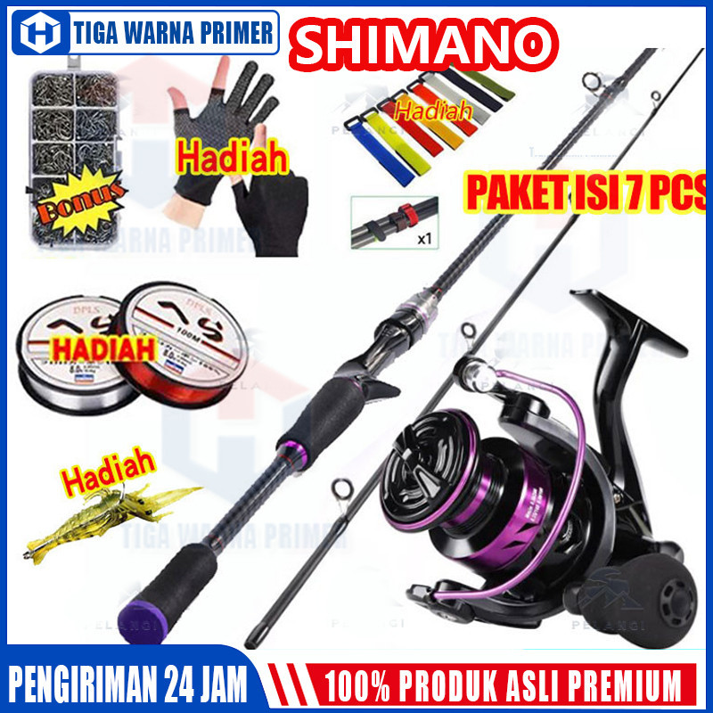 Set Pancing 1.8m/2.1m Joran Pancing 1000-4000 Reel Pancing 150M Senar Pancing Umpan Combo pancingan 