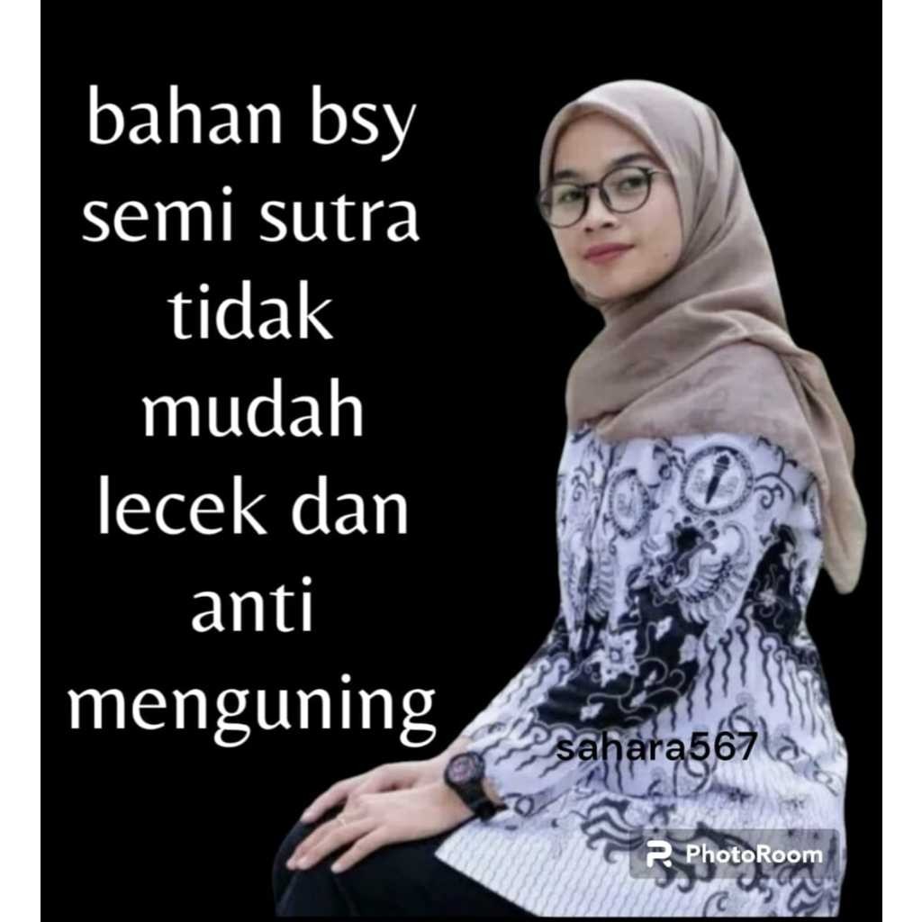 Batik PGRI pria wanita terbaru 2022 lapisan furing bahan bsw  atasan PGRI terbaru  baju PGRI terbaru