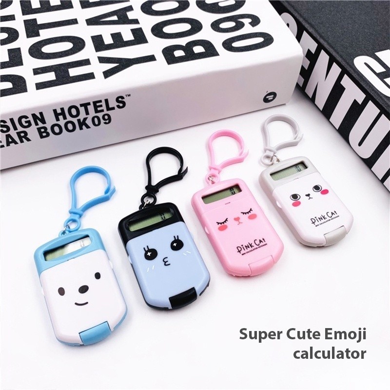 

(GAT) KALKULATOR SAKU MINI PORTABLE / Kalkulator Mini/Mini Expression Calculator Kalkulator Saku Portabel dengan Gantungan Kunci