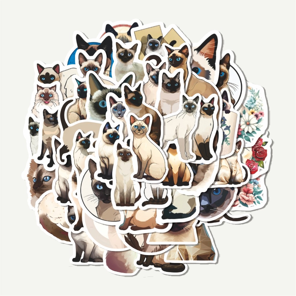 

Sticker Pack Stiker Himalayan Cat [Kucing Himalayan] | Sticker TUMBLR | Stiker LAPTOP KOPER HELM