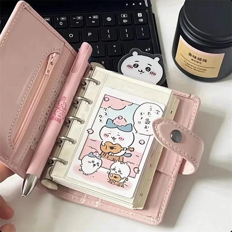 

PU Loose Leaf Binder Notebooks and Journals Blank page Diary Cover Ring Planners Organize Cute Stationery Korean School Supplies