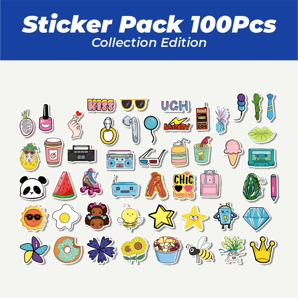 

Hot Stiker VSCO 2 Lucu Anti Air Stikers Berperekat Waterproof Sticker Decal Buat Motor Helm Buku Journal Koper Casing HP Laptop Botol Minum