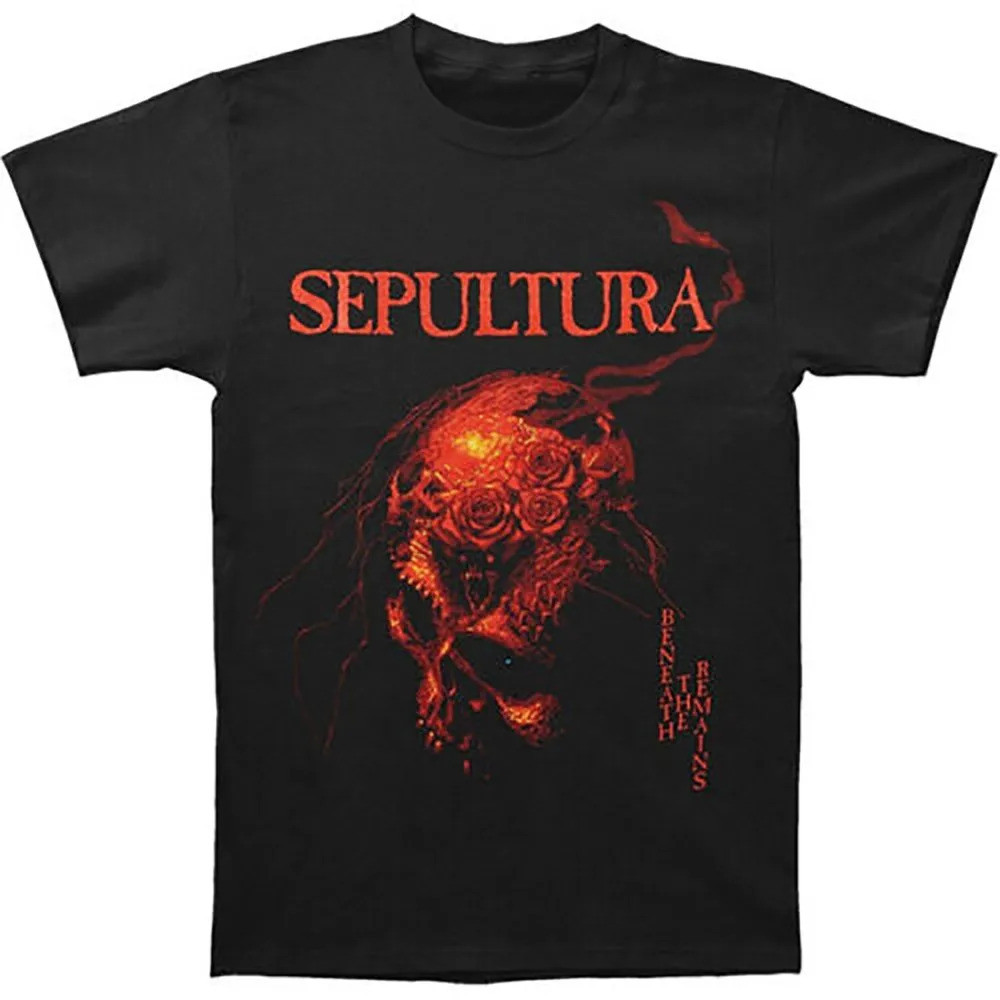 Kaos Sepultura Bestial Devastation 1985 Thrash Metal Death Metal Kaos Atasan Unisex Katun Lengan Pen