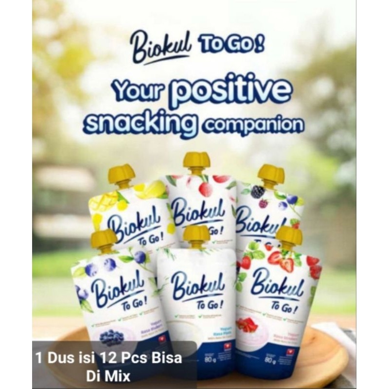 

Biokul Yogurt To Go 80gr | 1 Dus Isi 12 Pcs Bisa Di Mix