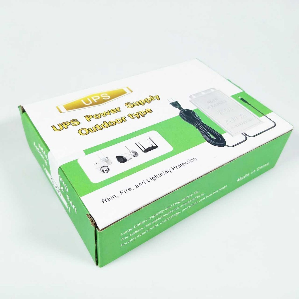 LRSSHOP  HAOWANGDA Mini UPS Power Supply Backup for CCTV Router Alarm - 12V2A| BISA COD |