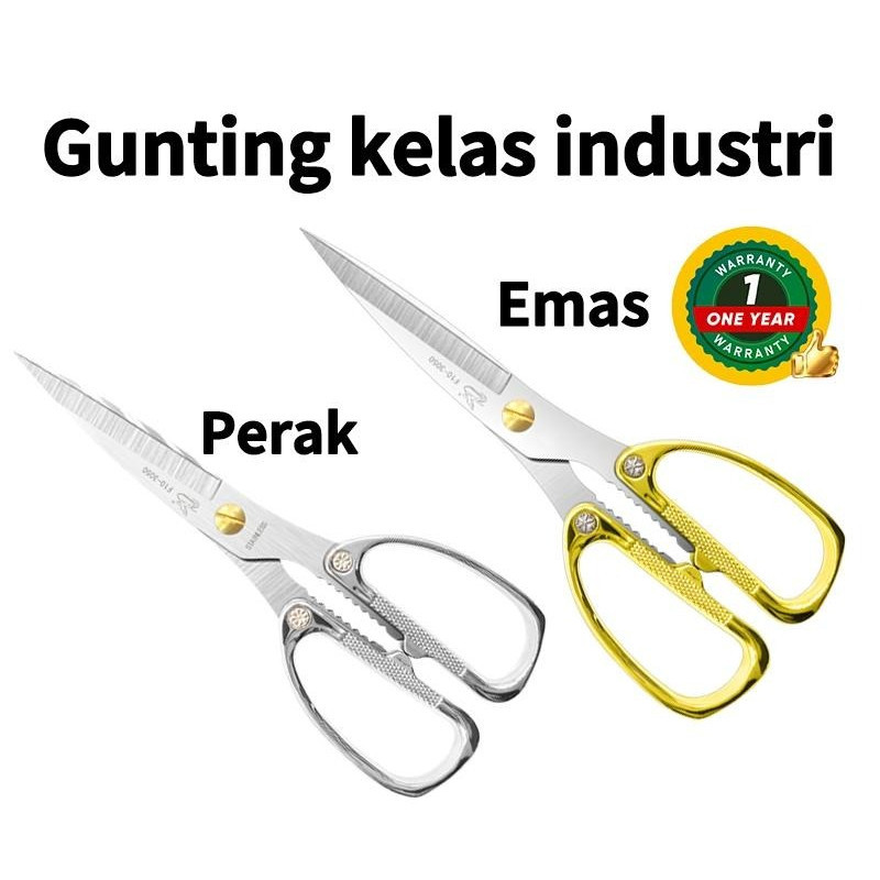 

Gunting Industri Stainless 8 Inch / Heavy Duty Scissor 200mm / Gunting Multifungsi / F10-3050/Feibao