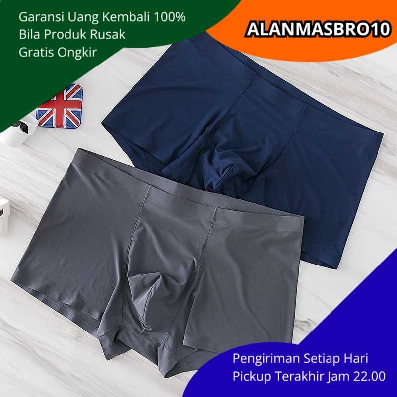 AM10 Celana Dalam Sempak Kolor Boxer Pendek Pria Cowok Laki Laki Tebal Murah Dewasa Original 100% Re