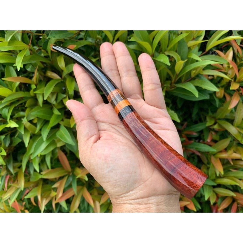 pipa once kayu bertuah kombinasi / pipa rokok kayu langka kayu nagasari,gali kelor ,agatis,kalimosod