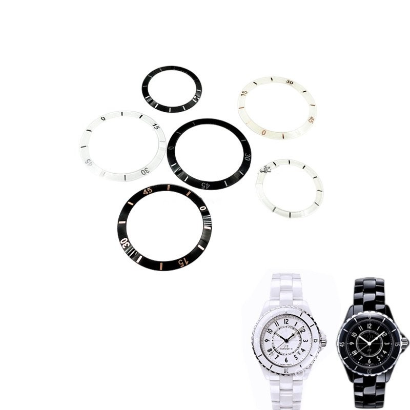 1 Pcs Ceramic Glass Bezel Watch Cover Watch Ring Insert Accessories for J12