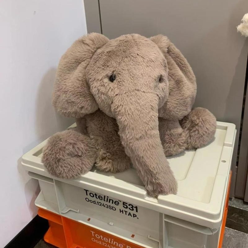 New Jelly 24/56cm Smudge Elephant Soft Doll Cute Pet Companion Interactive  Toy Girl'S Birthday Gift