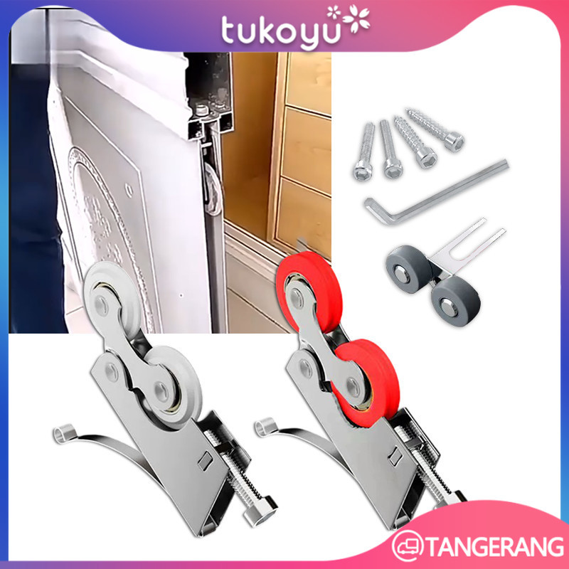 Roda Sliding Lemari Pakaian Premium Roda Geser Pintu Lemari Katrol Sliding Door Anti Bising Untuk Ka