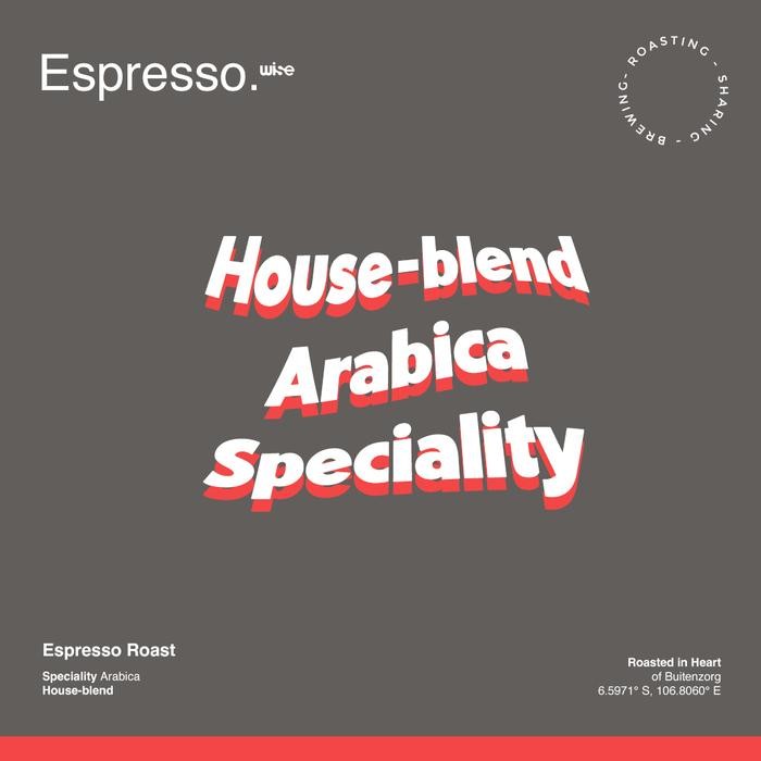 

Houseblend Espresso Speciality - Roastery by Wise - Houseblend - Foundation., 500 Gr