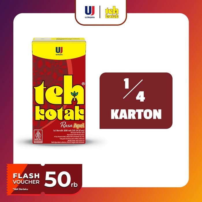 

Teh Kotak Rasa 300ml 1 karton 24 pcs - 1/4 ctn 6 pcs