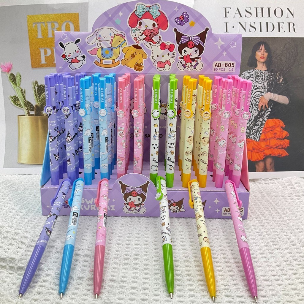 

ink gel ball pen / gel pen/ pena cetek pulpen gel mekanik karakter / pulpen mekanik Import - BC0464
