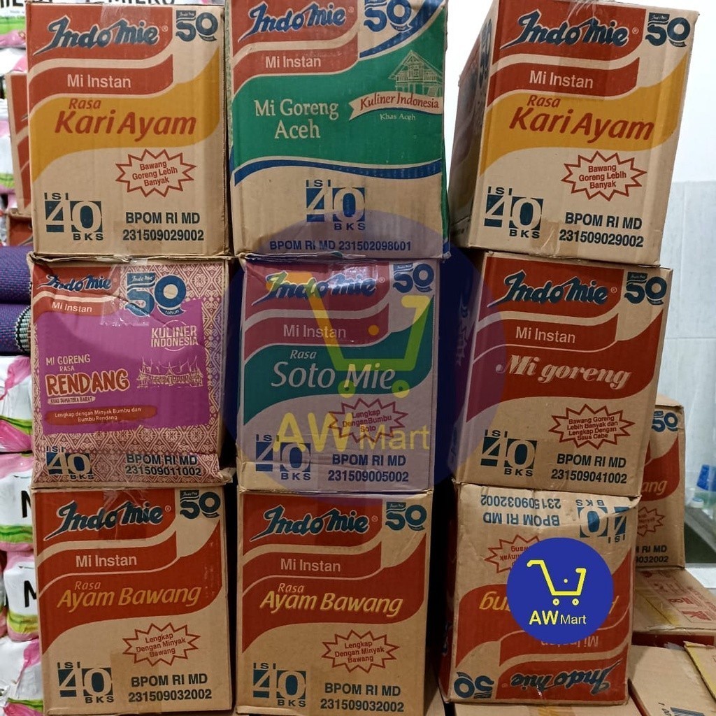 

[PER DUS/ISI 40] INDOMIE KUAH & GORENG - ALL VARIAN - WAJIB BACA DESKRIPSI ! !